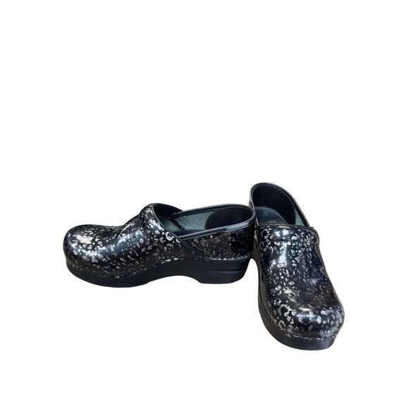 Dansko Womens black gray Professional Clogs Mules nursing shoes size 38/7.5 SKU - Picture 2 of 12